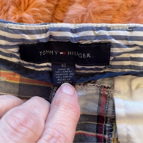 Tommy Hilfiger Men's Patchwork
Madras Plaid Shorts Multicolor Size 40 - Picture 9 of 9